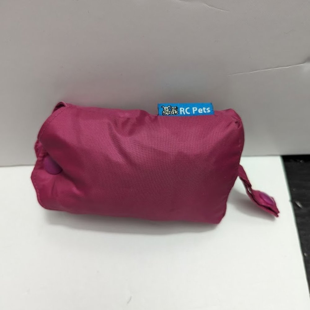 Packable Dog Rain Poncho - XXL - Pink - Reflective - RC Pets